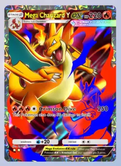 Pokemon TCG Pocket 2 Star - Mega Charizard Y Ex - Crimson Blaze (SEE DESC) - Image 1