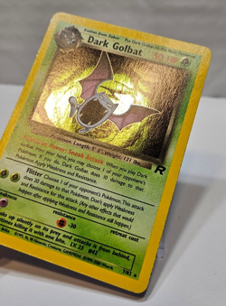 Dark Golbat 7/82 Holo Rare Unlimited Team Rocket *SWIRL* Pokemon 813 - Image 3
