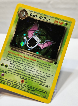 Dark Golbat 7/82 Holo Rare Unlimited Team Rocket *SWIRL* Pokemon 813 - Image 4