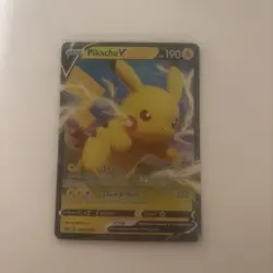 Pikachu V SWSH061 Sword & Shield Black Star Promo Pokemon TCG 2021 - Image 1