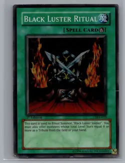 Yu-Gi-Oh! TCG Black Luster Ritual SYE-025 1st Edition HP - Image 1
