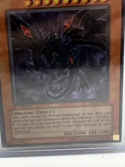 Yu-Gi-Oh! Red-Eyes Darkness Dragon - SD1-EN001 Ultra Rare 1st Edition - Image 2