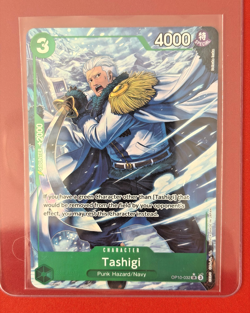TASHIGI OP10-032 SR Super Rare Alt Art ONE PIECE TCG OP10 Royal Blood ENGLISH - Image 1