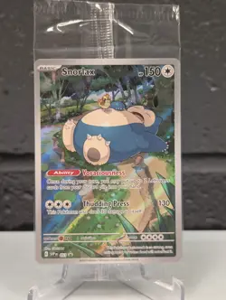 Pokemon Snorlax TCG SVP 051 Promo Holo English 151 Card Sealed - Image 1