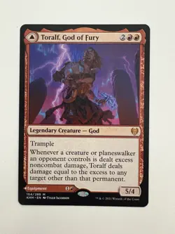 Toralf God of Fury / Toralf’s Hammer MTG Magic the Gathering Card NM Mint KHM - Image 1