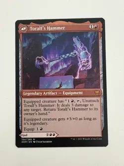 Toralf God of Fury / Toralf’s Hammer MTG Magic the Gathering Card NM Mint KHM - Image 2