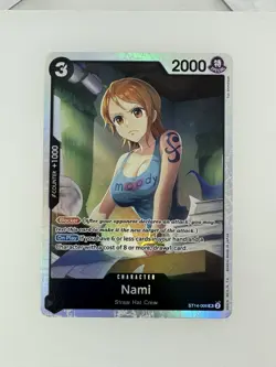 Nami English 3D2Y (ST-14) One Piece SR Super Rare Foil Holo NM Card - Image 1