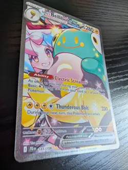 Iono's Bellibolt EX Sir 183/159 SV09 Holo Pokemon TCG Card Journey Together - Image 2