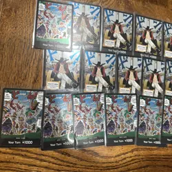 One Piece OP14 Don Card - Mihawk Don/Egghead Don - English - LOT of 22 - Image 1
