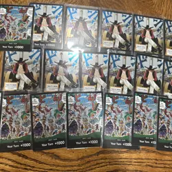 One Piece OP14 Don Card - Mihawk Don/Egghead Don - English - LOT of 22 - Image 2
