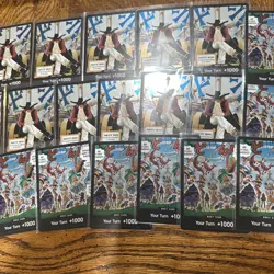 One Piece OP14 Don Card - Mihawk Don/Egghead Don - English - LOT of 22 - Image 3