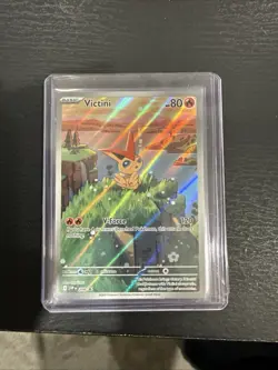 Pokemon TCG Victini SVP 208 Full Art Holo Promo Great Card And In MINT CONDITION - Image 1