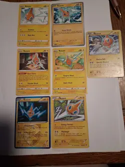 Electric-Type Pokemon Card Lot - Emolga, Rotom, Magnemite, Eelektrik & More - 20 - Image 3