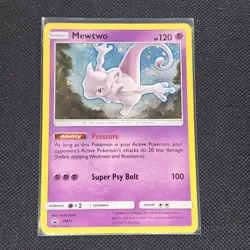 Mewtwo - SM77 - Cosmos Holo - Black Star Promo - Pokemon Card - NM/M - Image 1