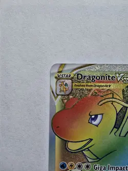 Dragonite VSTAR 081/078 Full Art Rainbow Secret Rare pokemon GO Card - Image 3
