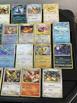 (30) EEVEE CARDS LOT VTG GLACEON LEAFEON ESPEON JOLTEON EVOLUTION Holo Stamped - Image 4