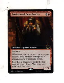 MTG SkeenAB Professional Face-Breaker BORDERLESS FOIL. NM. - Image 1