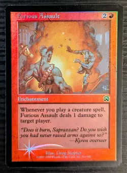 Furious Assault [Mercadian Masques] **Foil** - MtG Magic the Gathering - NM - Image 1