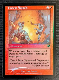 Furious Assault [Mercadian Masques] **Foil** - MtG Magic the Gathering - NM - Image 3