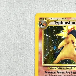 Typhlosion 17/111 Neo Genesis Holo Vintage Pokemon TCG LP - Image 4