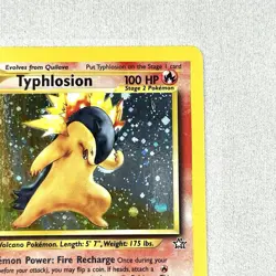 Typhlosion 17/111 Neo Genesis Holo Vintage Pokemon TCG LP - Image 5