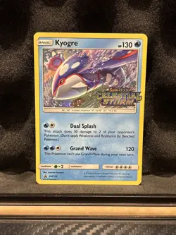 Kyogre SM129 SM Black Star Promos Promo Pokemon LP - Image 1