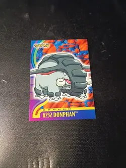 Topps Pokemon Johto Series 1 Non Holo Donphan #232 - Image 1