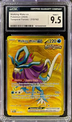 CGC 9.5 - WALKING WAKE - 215/162 - TEMPORAL FORCES TEF EN POKEMON UR GOLD - C1 - Image 1