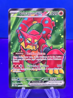 Pokemon TCG Journey Together Full Art Volcanion EX 171/159 Near Mint - Image 1