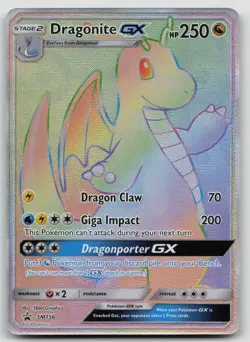 Dragonite GX SM156 Pokemon Dragon Majesty Secret Rare Black Star Promo NM - Image 1