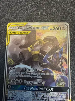 2019 Lucario Melmetal GX Tag Team SM192 Pokemon Promo Holo Rare English NM - Image 2