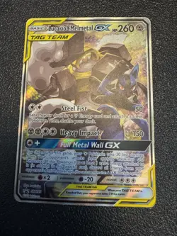 2019 Lucario Melmetal GX Tag Team SM192 Pokemon Promo Holo Rare English NM - Image 3