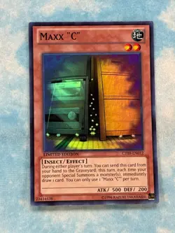 YUGIOH MAXX "C" SUPER RARE EXCELLENT CT09-EN012 - Image 1