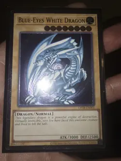 Blue-Eyes White Dragon [OP28-EN001] Ultimate Rare NM/VLP - Image 2