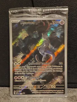 SEALED Mewtwo 052 Scarlet & Violet 151 Black Star Promo Pokemon Card - Image 1