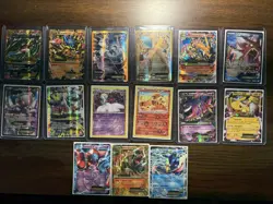 Pokemon EX & Mega EX Holo 29 Card Lot - ALL HEAVILY PLAYED - DAMAGED CONDITION! - Image 1