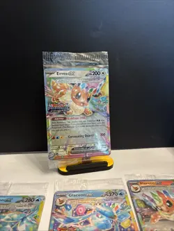 Prismatic Evolutions Surprise Box Stamp Ex Promo Cards 4/9 SEALED - Image 1