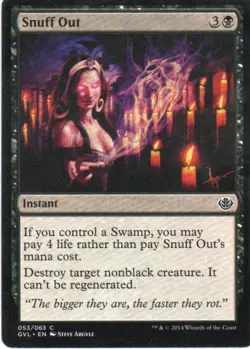 MTG: Duel Decks: Anthology: Snuff Out: LP Condition - Image 1