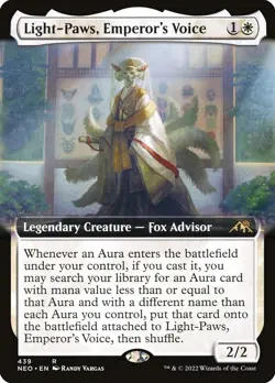 Light-Paws, Emperor's Voice (Extended Art) Kamigawa: Neon Dynasty Regular NM/M - Image 1