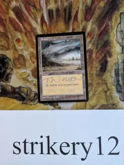 1x Plains - Tempest - Signed by Terese Nielsen - MTG - Image 1