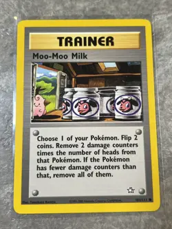 Moo-Moo Milk 101/111 Pokemon TCG Vintage Trainer Neo Genesis (Light Play) 1 - Image 1
