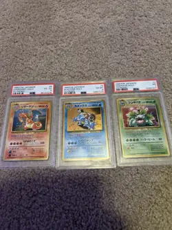 Pokemon 1998 CD Promo Japanese PSA Charizard Blastoise Venusaur Lot - Image 1