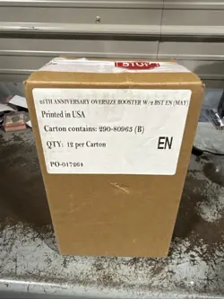 Pokemon TCG 25th Anniversary First Partner Pack Case Kalos Oversized 12x Packs - Image 1