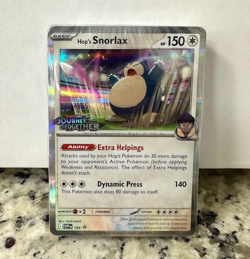 Pokemon TCG Snorlax Stamped Journey Together Sealed Prerelease - Image 1
