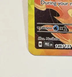 Flareon ex Prismatic Evolutions 146/131 SIR NM Pokemon Special Illustration Rare - Image 3