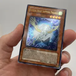Crystal Beast Sapphire Pegasus (UTR) FOTB-EN007 Force of the Breaker-1st Edition - Image 4