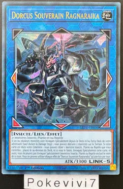 Carte YU-GI-OH! DORCUS SOUVERAIN RAGNARAIKA LEDE-FR050 UR NEUF - Image 1