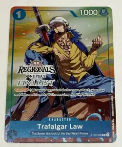 One Piece Trafalgar Law ONLINE Regional 2024 Vol. 2 Finalist 008 English Stamped - Image 1