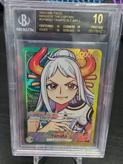 One Piece YAMATO ALT LEADER OP06-022 BGS 10 BLACK LABEL Pop 56 - Image 1