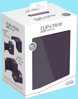 ULTIMATE GUARD FLIP n TRAY PURPLE 133+ XENOSKIN MONOCOLOR DECK CASE Card Box ccg - Image 1